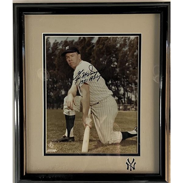 Gil McDougald signed photo