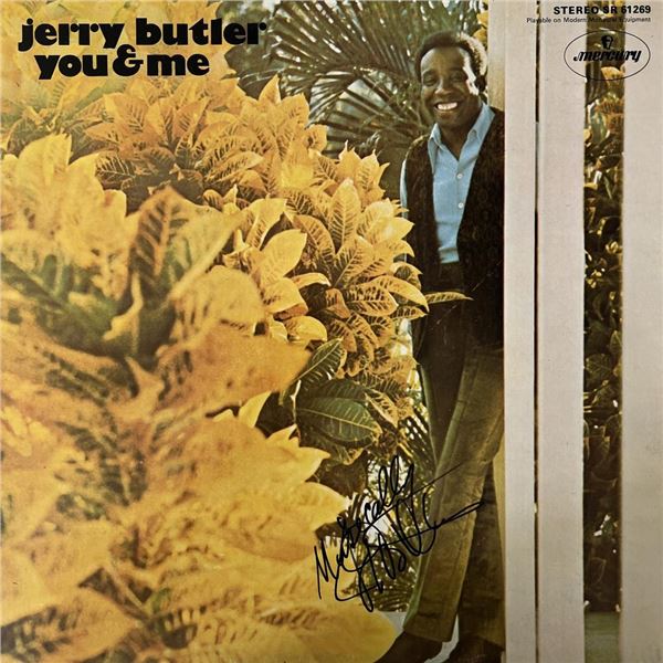 Jerry Butler signed You & Me album