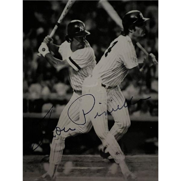 Lou Piniella signed photo
