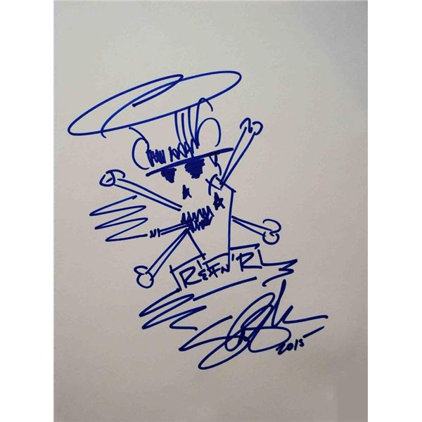 Slash original signed drawing