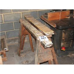 2 X WOODWORKING SAW BENCH
