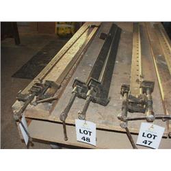 PAIR OF LARGE SASH CLAMPS