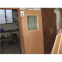 PAIR OF INTERNAL FLUSH PANEL FIRE DOORS