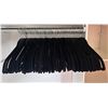 Image 1 : Black Fabric Clothes Hangers