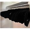 Image 2 : Black Fabric Clothes Hangers