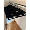 Image 1 : Black Fabric Clothes Hangers