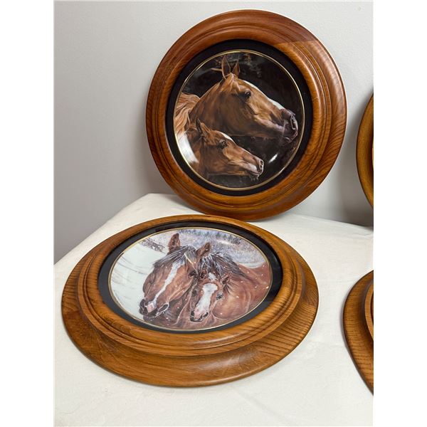 Four Decorative Horse Plates