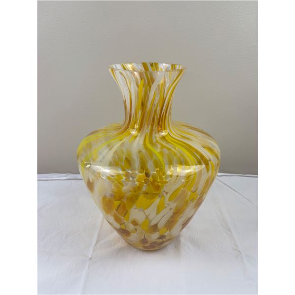 Colourful Blown Glass Vase