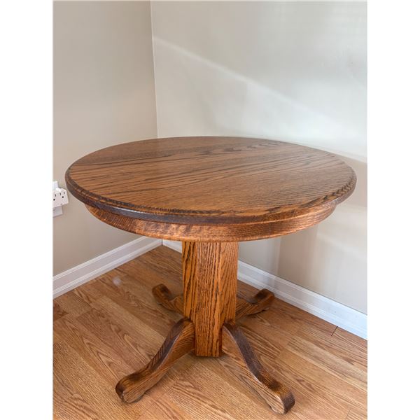 Wooden Pedestal Side Table