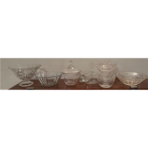 Glass and Crystal Lot (7 pieces)