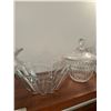 Image 3 : Glass and Crystal Lot (7 pieces)