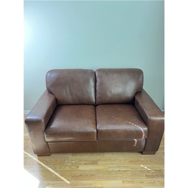 Decor-Rest Leather Loveseat