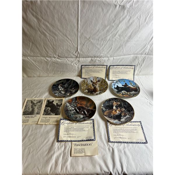 W.S George Certified Collectors Plates