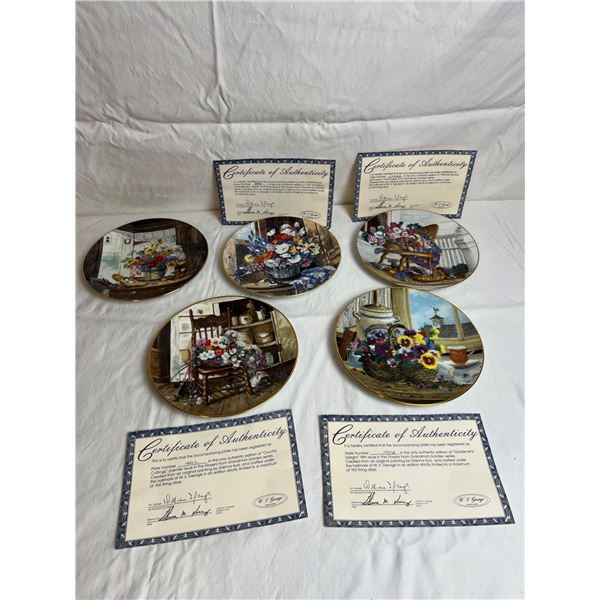 W.S George Certified Collectors Plates