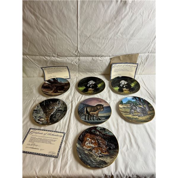W.S George Certified Collectors Plates