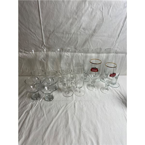 Assorted Bar Glassware