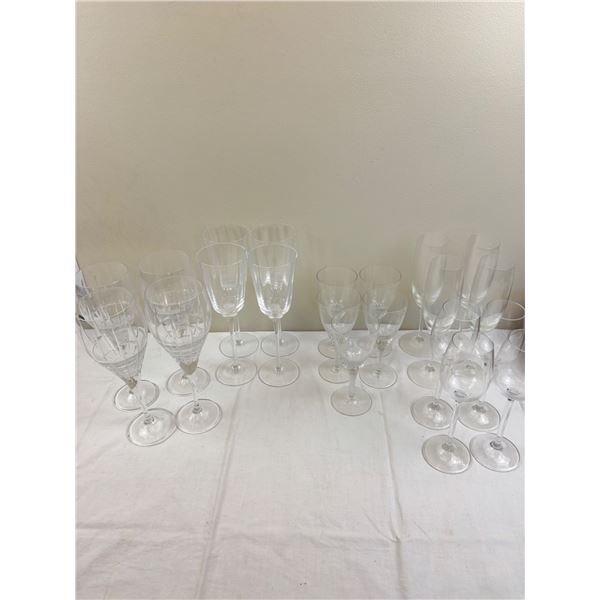 Assortment of Stemware