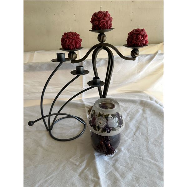 Candle Holders and Candles
