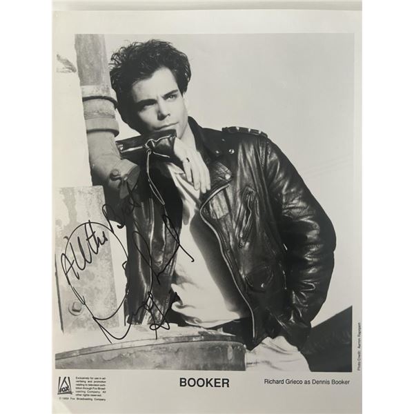 Booker Richard Grieco signed photo