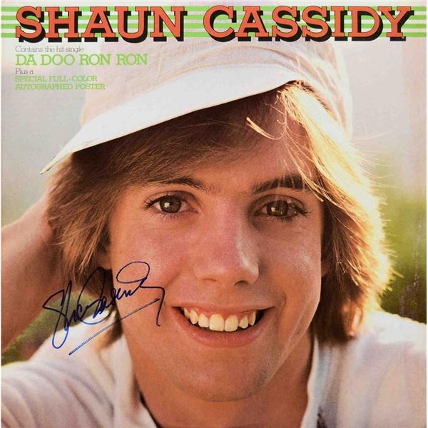 Shaun Cassidy Da Doo Ron Ron signed album