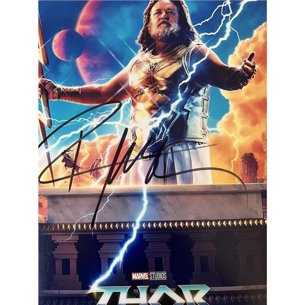 Thor Russell Crowe signed movie photo