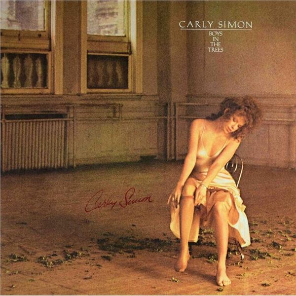 Carly Simon signed Boys In The Trees album