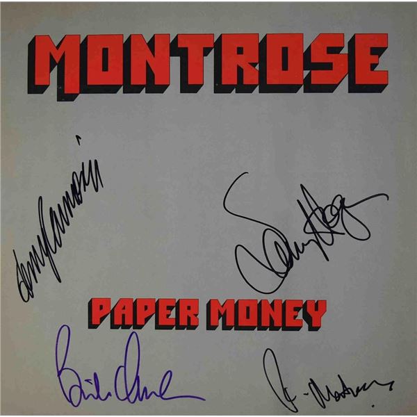 Montrose signed Paper Money album