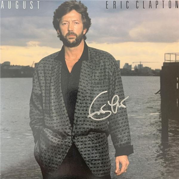 Eric Clapton August signed album. GFA Authenticated