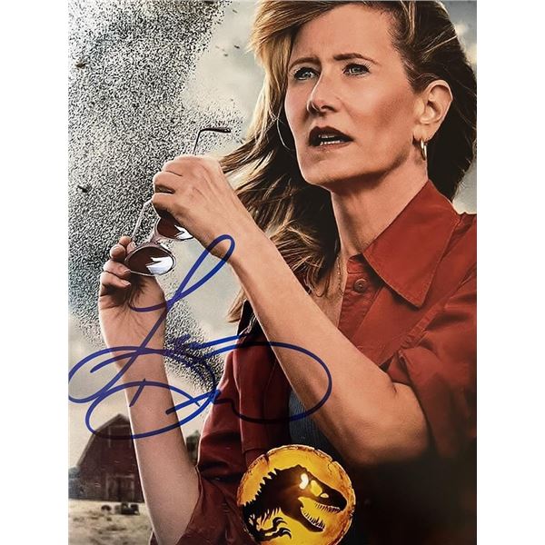 Jurassic World Laura Dern signed movie photo