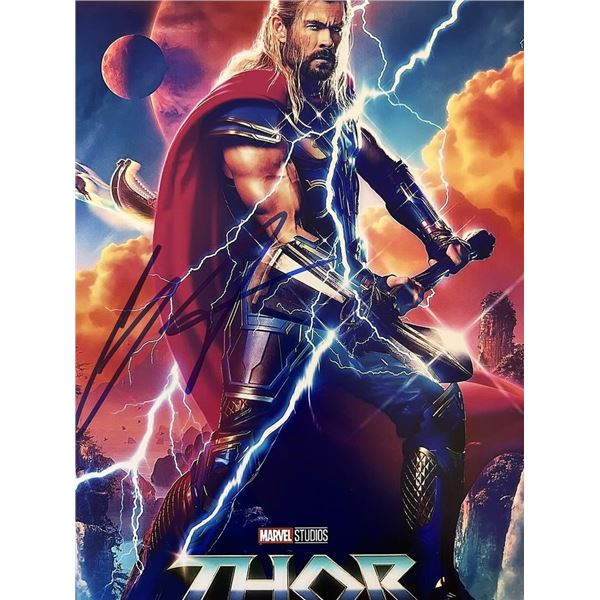 Thor Chris Hemsworth Signed Photo