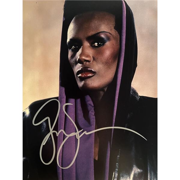 James Bond A View to a Kill Grace Jones signed movie photo