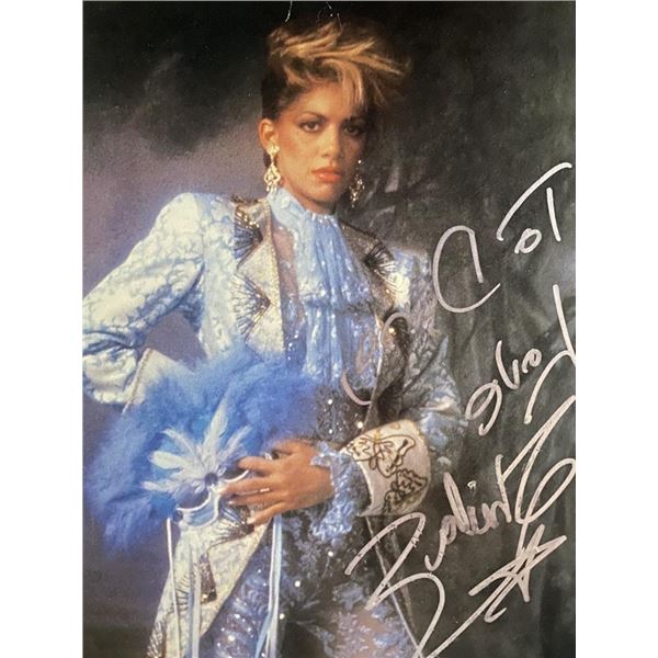 Sheila E. signed magazine page