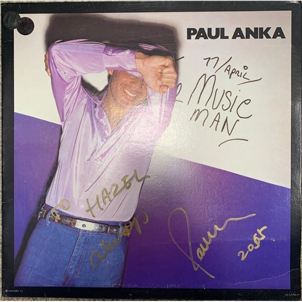 Paul Anka signed self titled album