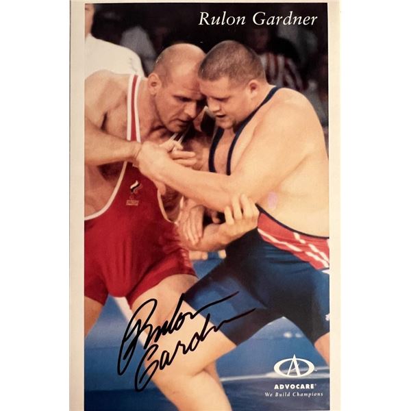 Olympic Gold Medalist Rulon Gardner signed photo