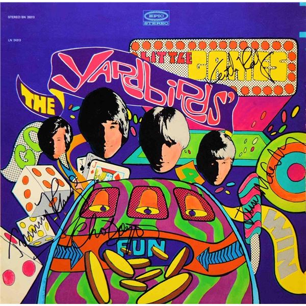 The Yardbirds Little Games signed album