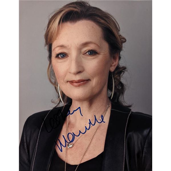 The Crown Lesley Manville signed photo