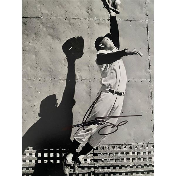 NY Giants Willie Mays signed photo
