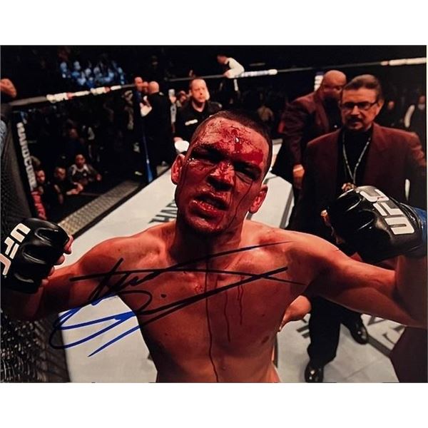 UFC Champ Nate Diaz Signed photo