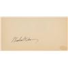 Image 1 : Woodrow Wilson signature cut. GFA Authenticated