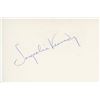 Image 1 : Jacqueline Kennedy signature cut