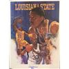 Image 1 : Shaquille O'Neal signed LSU litho