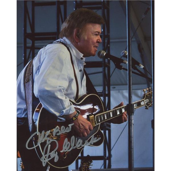 Roy Clark signed photo. GFA Authenticated