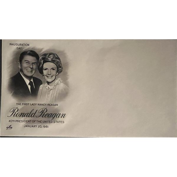 Ronald Reagan Inauguration Day cover