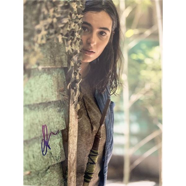 The Walking Dead Christian Serratos signed photo