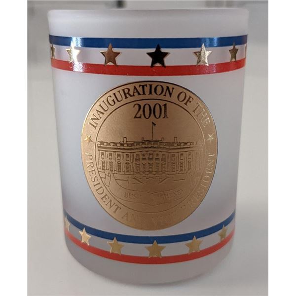 Bush/Cheney 2001 Inauguration Shot Glass (Red, White, Blue)