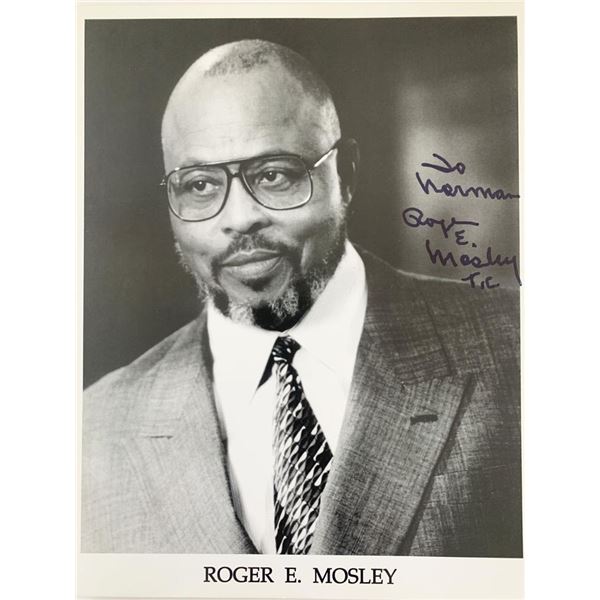 Magnum PI Roger E. Mosley signed photo