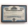 Image 1 : Framed Phillips Petroleum Company Stock Certificate