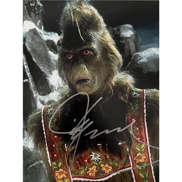 The Grinch Jim Carrey signed photo