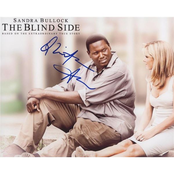 The Blind Side Quinton Aaron signed photo