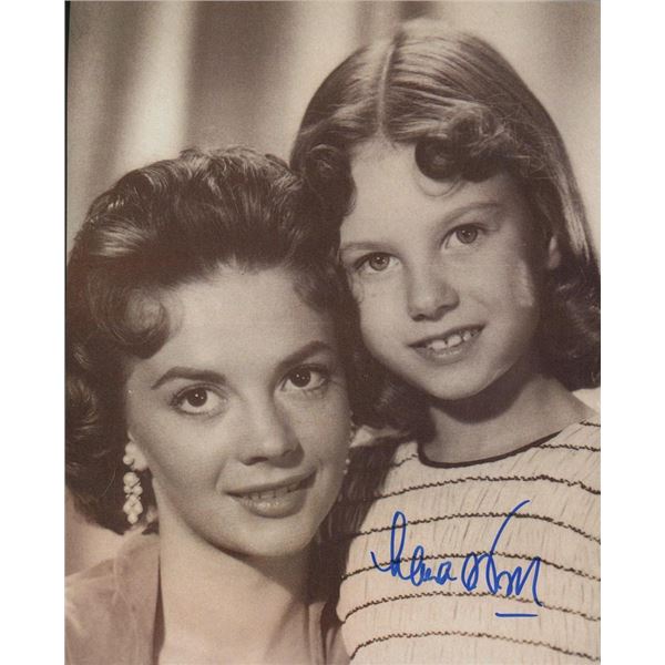 Bond Girl Lana Wood signed photo. GFA Authenticated